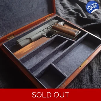 ANTIQUE COLT 45 1911  PRESENTATION PISTOL CASE